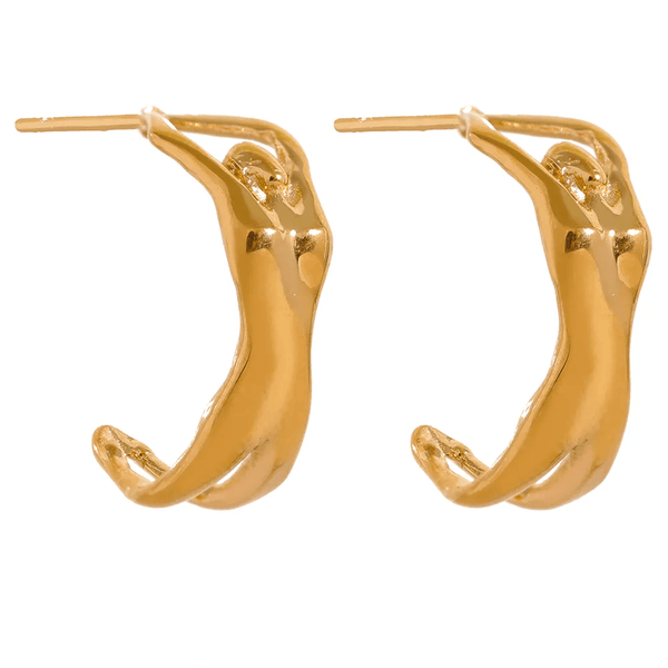 Isolenna Gold Plated Earrings - Stellise