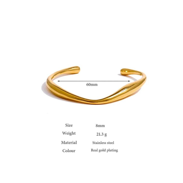 Caelinna Gold Plated Bracelet - Stellise