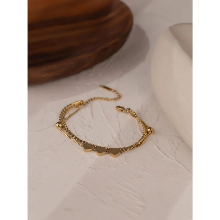 Evalora Gold Plated Bracelet - Stellise