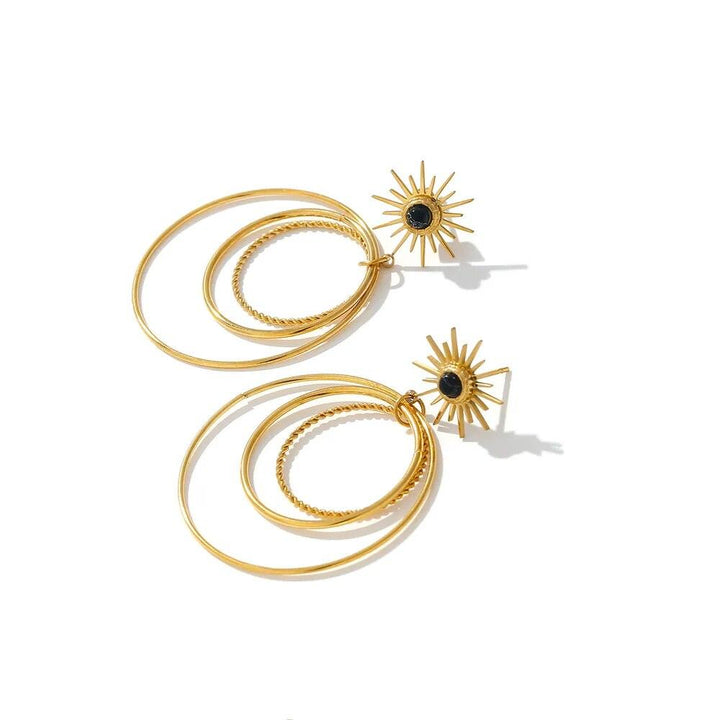 Calistaire Gold Plated Earrings - Stellise