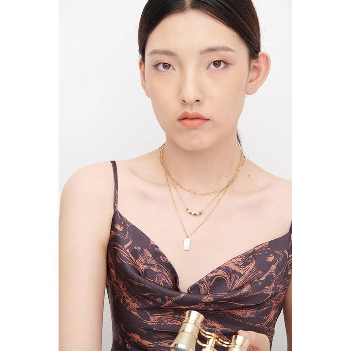 Ramona Gold Plated Necklace - Stellise