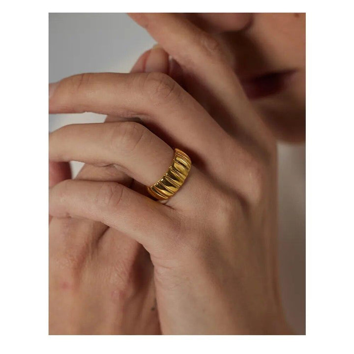 Marivena Gold Plated Ring - Stellise