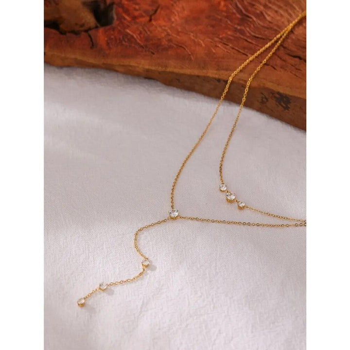 Aurora Gold Plated Necklace - Stellise