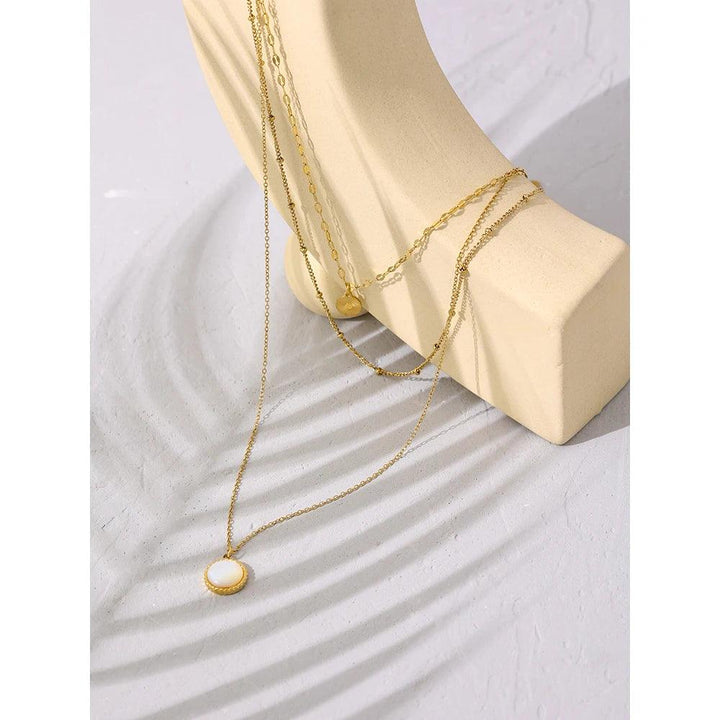 Octavia Gold Plated Necklace - Stellise