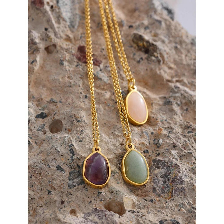 Lyra Gold Plated Necklace - Stellise