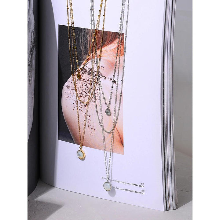 Octavia Gold Plated Necklace - Stellise