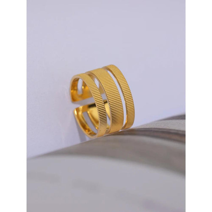 Romelia Gold Plated Ring - Stellise