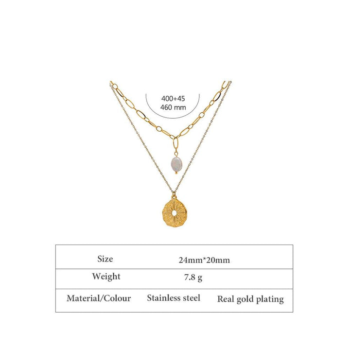 Maeve Gold Plated Necklace - Stellise