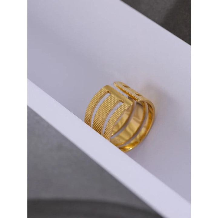 Romelia Gold Plated Ring - Stellise