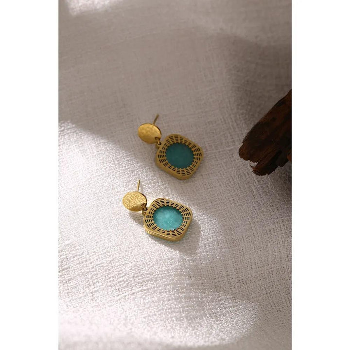 Lisara Gold Plated Earrings - Stellise