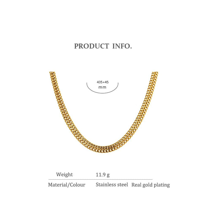 Bia Gold Plated Necklace - Stellise