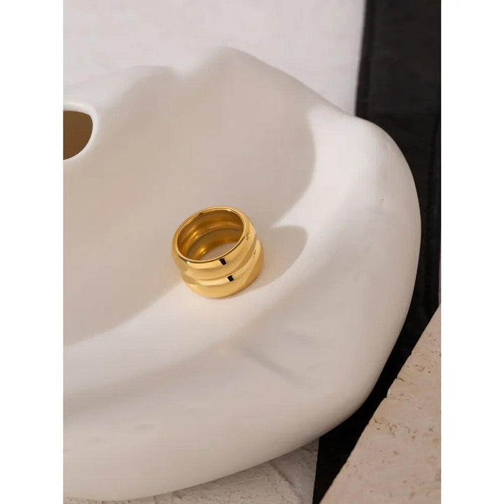 Zephira Gold Plated Ring - Stellise