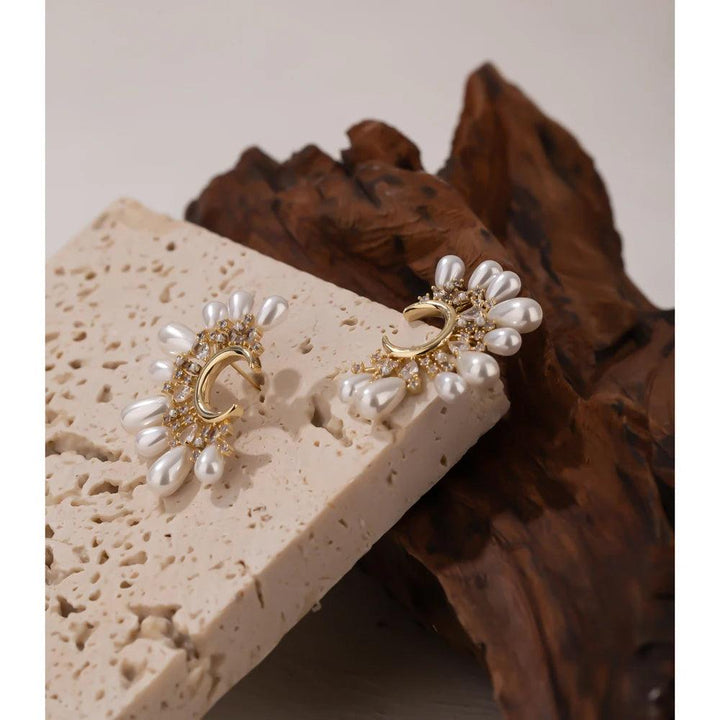 Amirante Gold Plated Earrings - Stellise