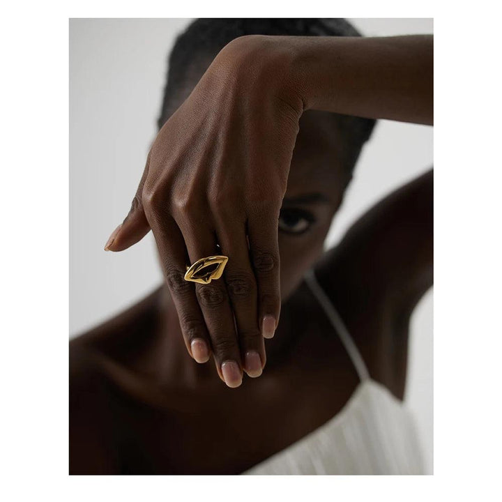 Penelope Gold Plated Ring - Stellise