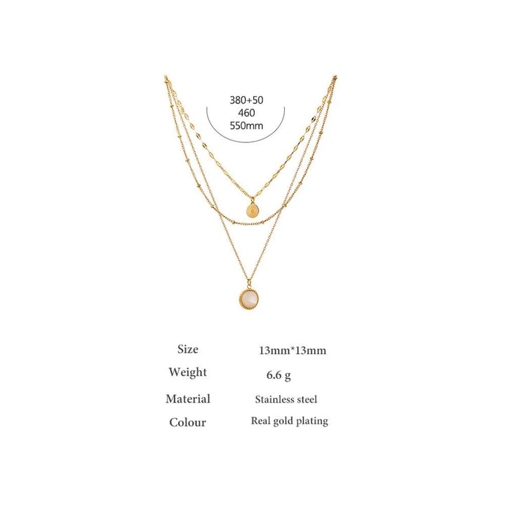 Octavia Gold Plated Necklace - Stellise