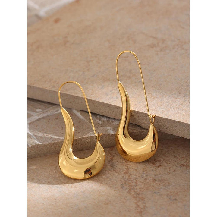 Caelara Gold Plated Earrings - Stellise