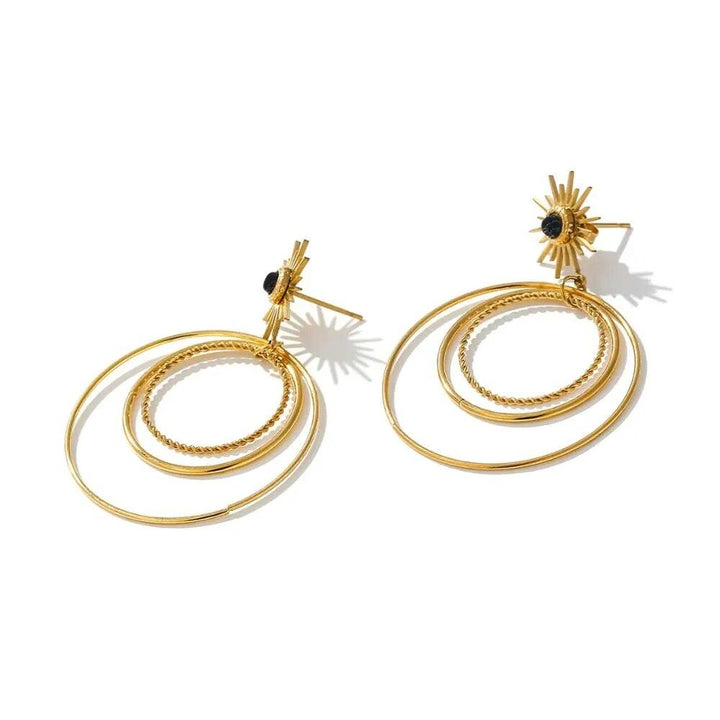 Calistaire Gold Plated Earrings - Stellise