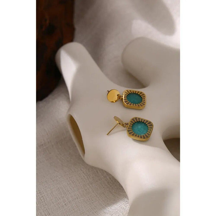 Lisara Gold Plated Earrings - Stellise