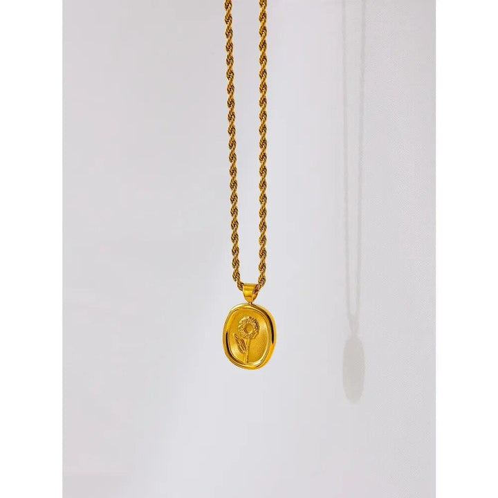 Celestina Gold Plated Necklace - Stellise