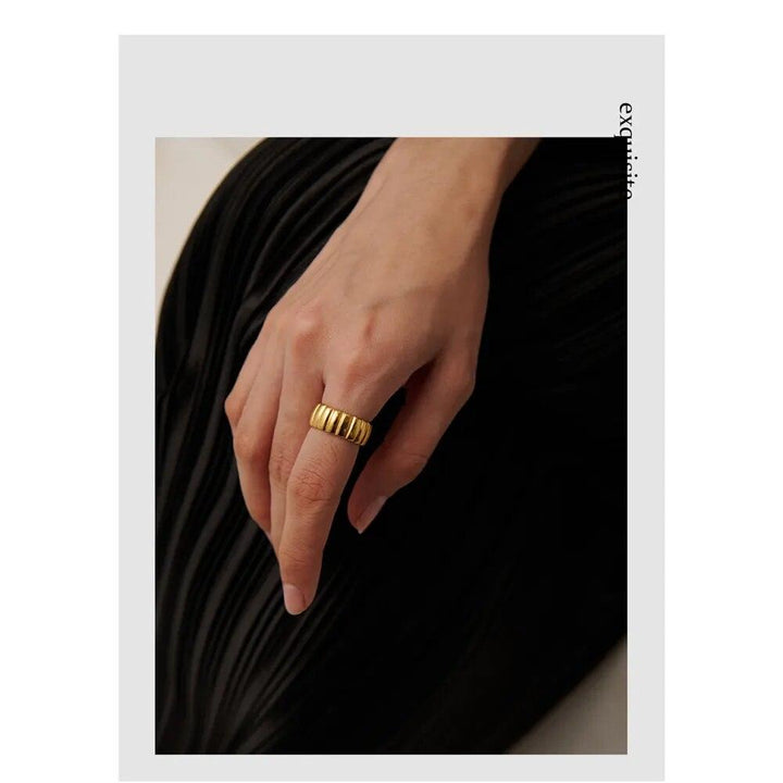 Marivena Gold Plated Ring - Stellise