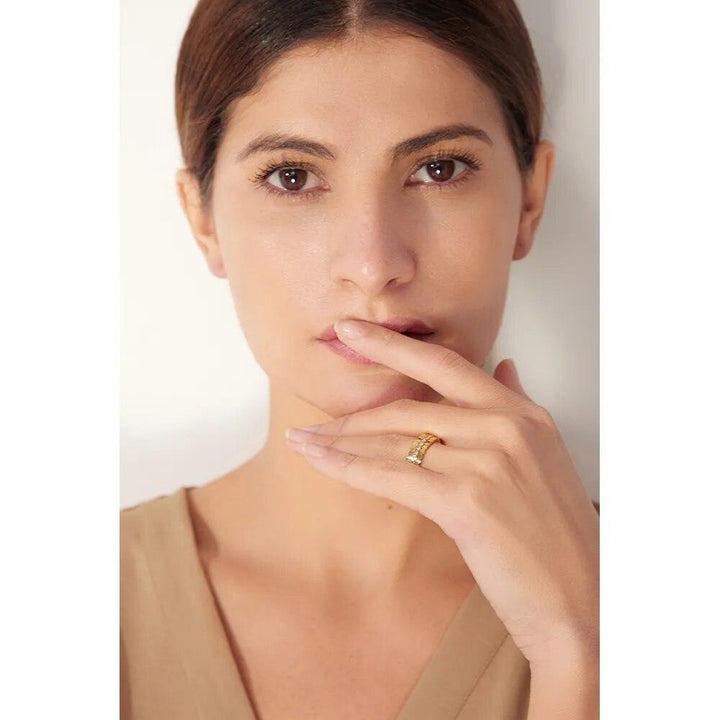 Caelinna Gold Plated Ring - Stellise