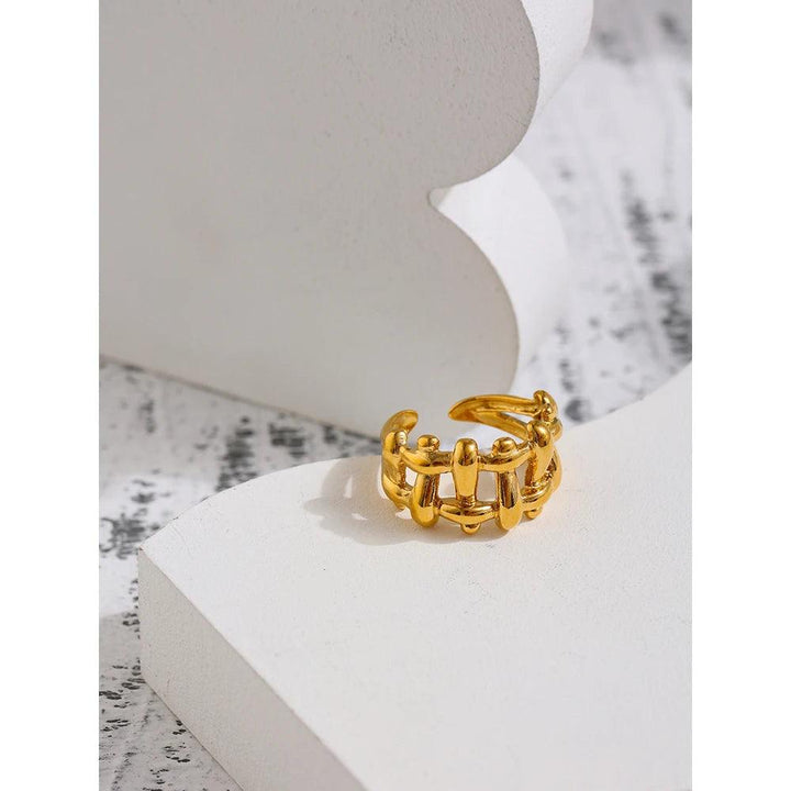 Riley Gold Plated Ring - Stellise