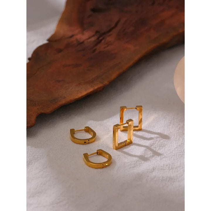 Nerida Gold Plated Earrings - Stellise