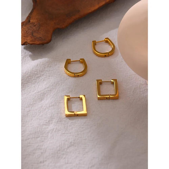 Nerida Gold Plated Earrings - Stellise