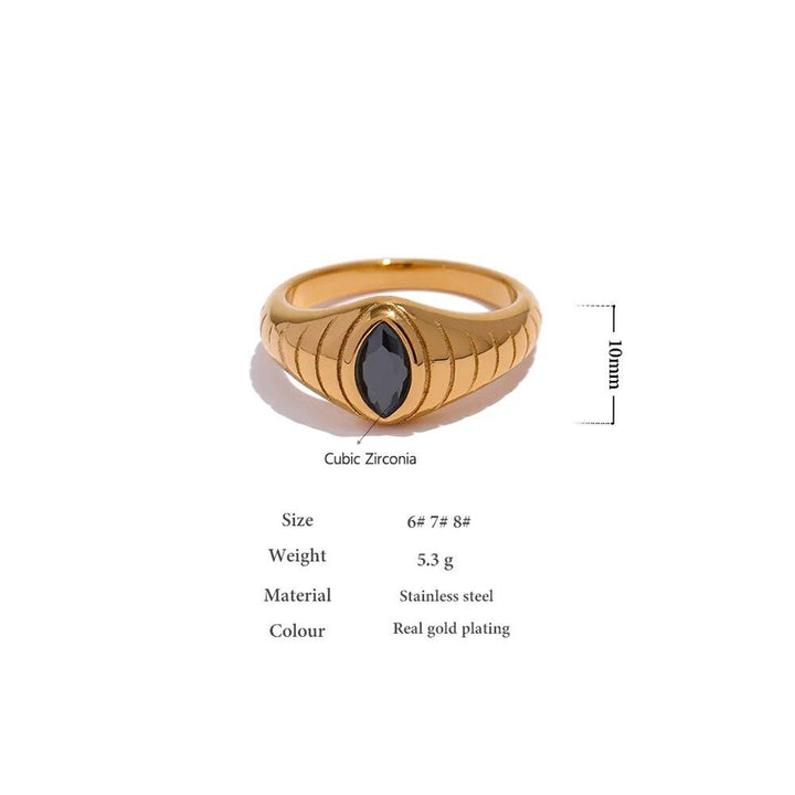 Seraphessa Gold Plated Ring - Stellise