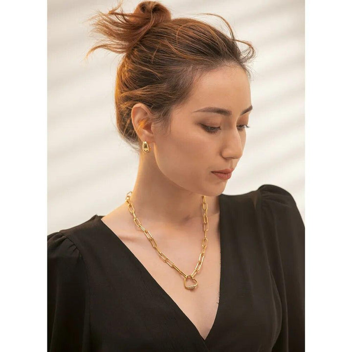 Serenova Gold Plated Necklace - Stellise