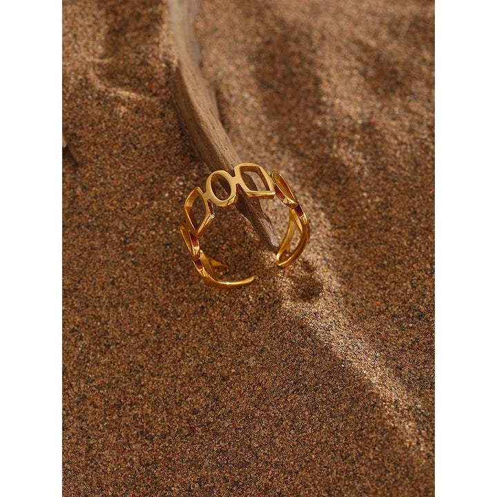 Zoey Gold Plated Ring - Stellise