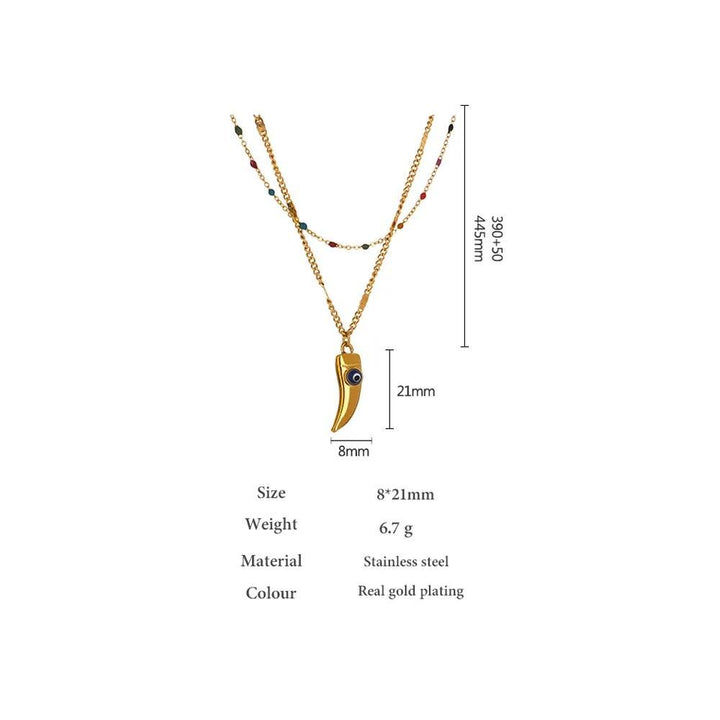 Elowyna Gold Plated Necklace - Stellise