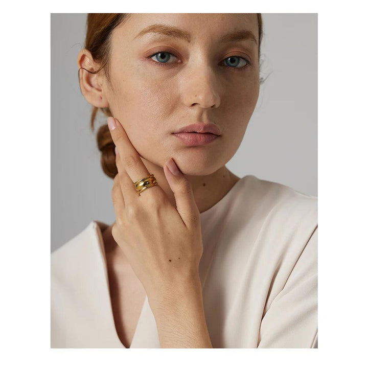 Isla Gold Plated Ring - Stellise