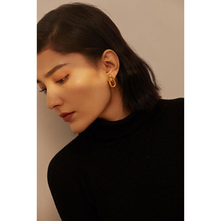 Ophelia Gold Plated Earrings - Stellise