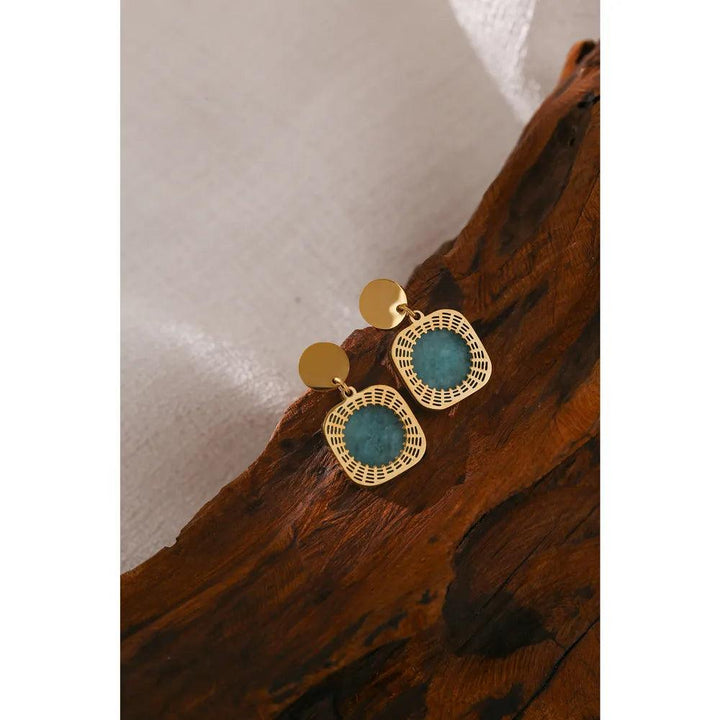 Lisara Gold Plated Earrings - Stellise