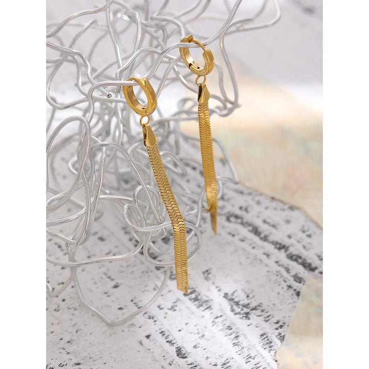 Reilia Gold Plated Earrings - Stellise