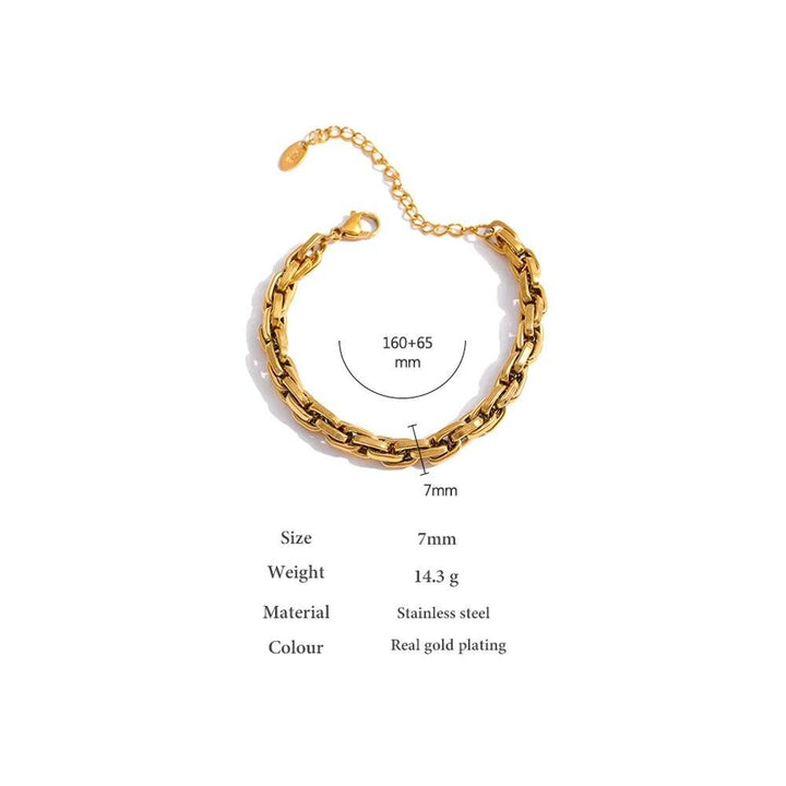 Evanelle Gold Plated Bracelet - Stellise