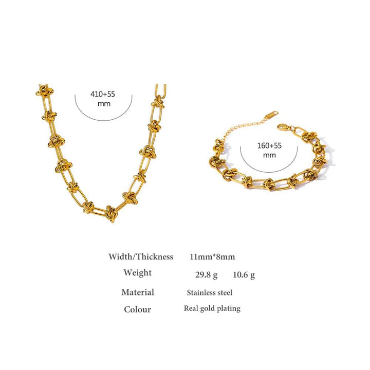 Sylvara Gold Plated Set - Stellise