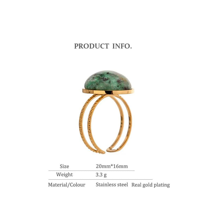 Caelara Gold Plated Ring - Stellise