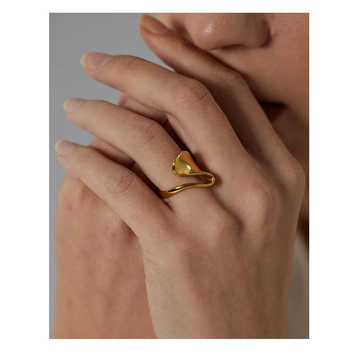 Ann Gold Plated Ring - Stellise