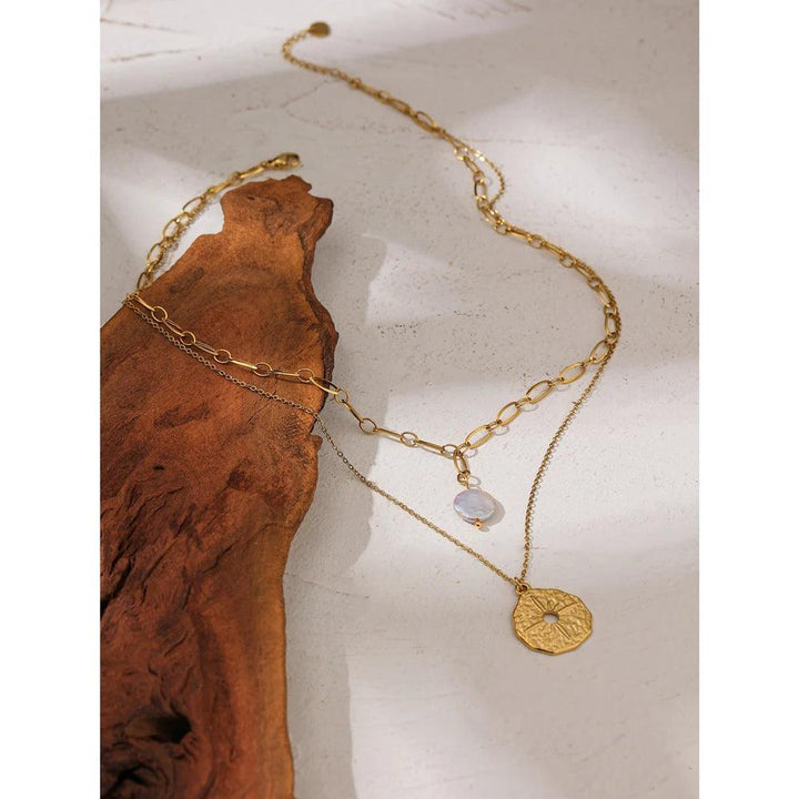 Maeve Gold Plated Necklace - Stellise