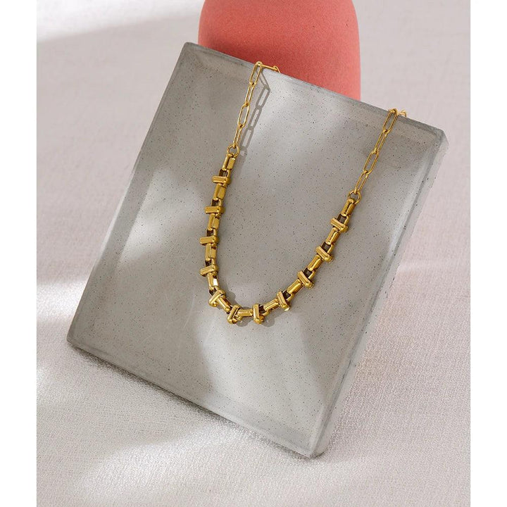 Vivienne Gold Plated Necklace - Stellise