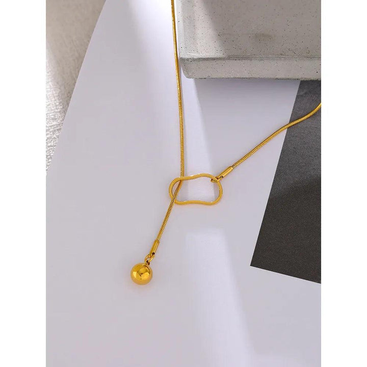 Thalira Gold Plated Necklace - Stellise