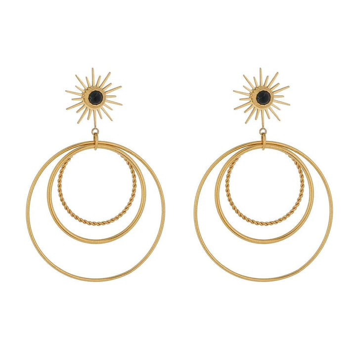 Calistaire Gold Plated Earrings - Stellise