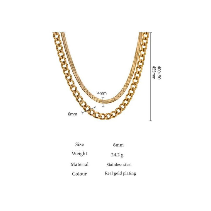 Isaluna Gold Plated Necklace - Stellise