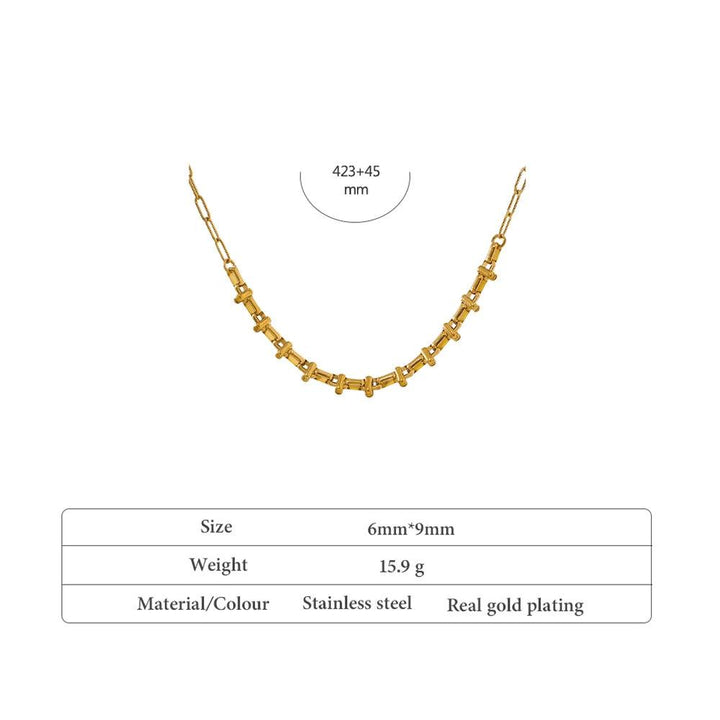 Vivienne Gold Plated Necklace - Stellise