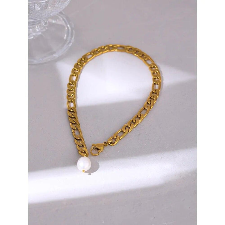 Lucienne Gold Plated Anklet - Stellise