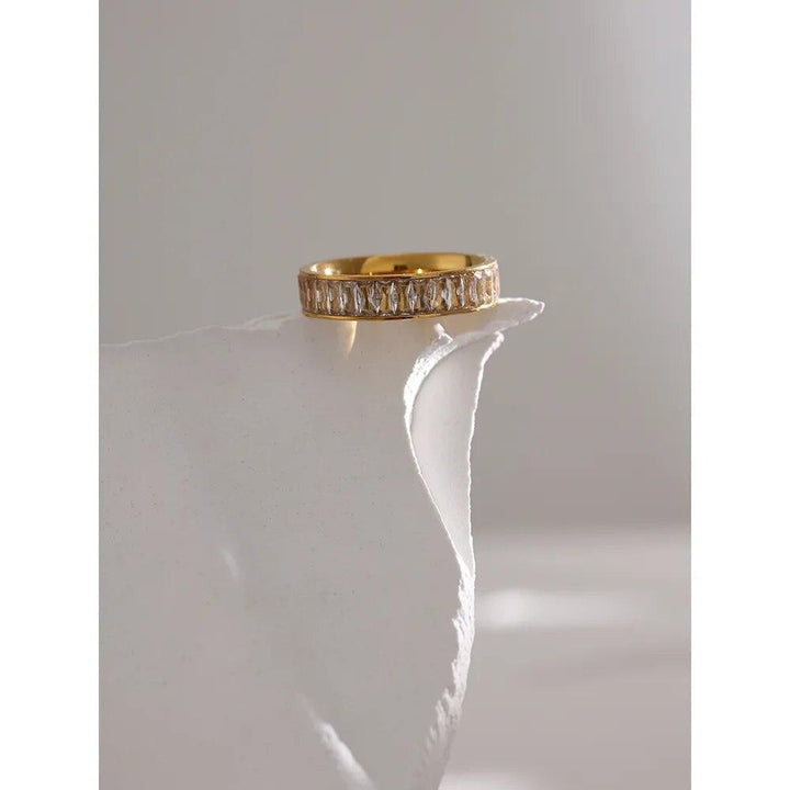 Selenara Gold Plated Ring - Stellise