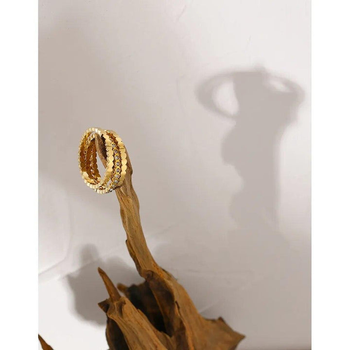 Caelinna Gold Plated Ring - Stellise