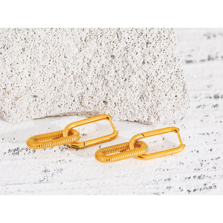 Ondina Gold Plated Earrings - Stellise